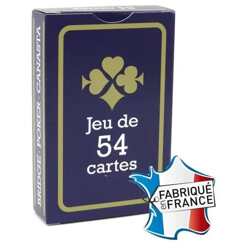 Jeu de 54 cartes - Gauloise Bleue - Bridge - Adulte - Mixte