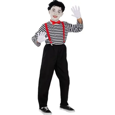 Déguisement mime garçon -121188 -Funidelia- Déguisement garçon et accessoires Halloween carnaval et Noel