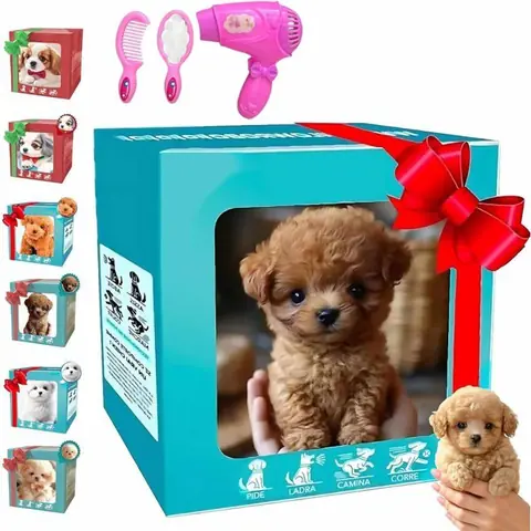 ALFOYU Chiot Robot Interactif Realiste avec Aboiements