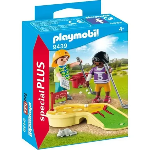 PLAYMOBIL 9439 - Family Fun - Enfants et minigolf - Mixte - A partir de 4 ans - Nouveauté 2019
