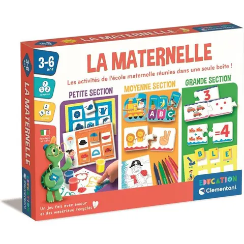 Jeu de société - jeu de plateau.  Clementoni - La Maternelle Clementoni