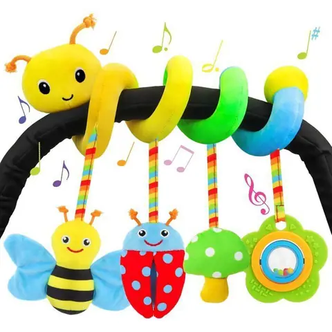 Spirale dActivité Bébé - Poussette Bebe Jouet Fille Garcon Jouet Sensoriel Bebe Cadeau Naissance Garçon et Fille