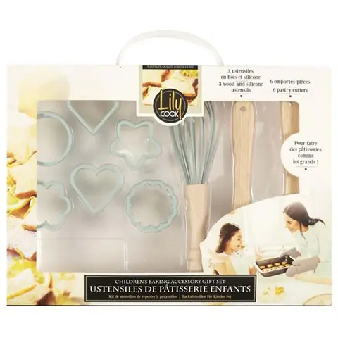 Lily Cook - Coffret ustensiles à patisserie pour enfants