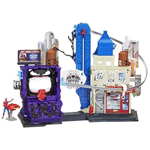 Spiderman La ville des lanceurs de toiles coffret pour enfants Marvel Spider-Man VenomVersus dès 4 ans