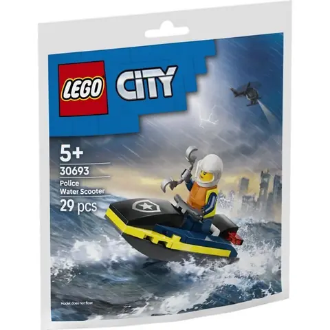 Jeu de construction - Lego - 30693 - Politiewaterscooter - 5 ans - Mixte