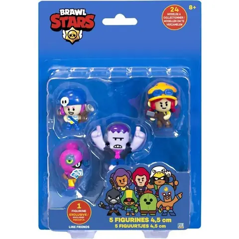 Figurines Brawl Stars - Lot de 5 - Collection Lansay - 45 cm - Modèle 3