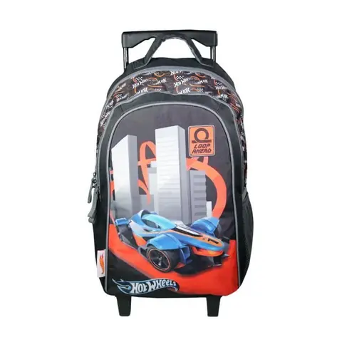 BAGTROTTER Sac à dos à roulettes Hot Wheels Multicolore