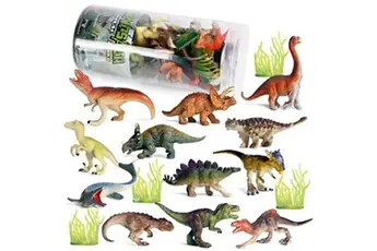 Mini Figurines Dinosaures VORMOR 12 Pièces Réaliste Plastique Dinosaure Jouet Educatif pour Enfants