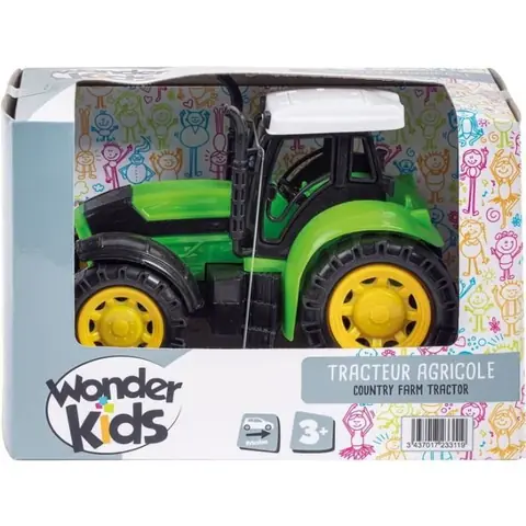Jouet - WONDERKIDS - Tracteur à friction - 17 cm - Multicolore - Pour enfants de 3 ans et plus