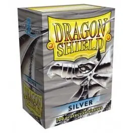 Protèges cartes Dragon Shield argent