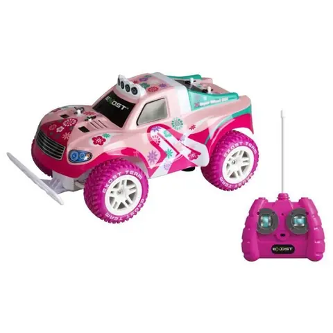 EXOST - 4x4 télécommandé SUPER WHEEL TRUCK GIRL - Pick-up au look girly - 30cm