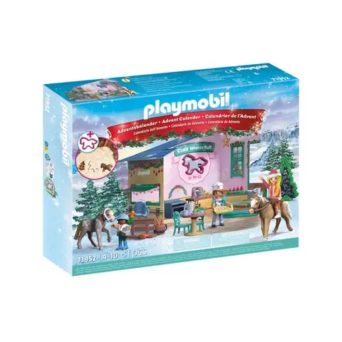 PLAYMOBIL 71952 Calendrier de lavent pâtisserie de Noël Les calendriers de lavent Horses of Waterfall 81 pièces Dès 4 ans