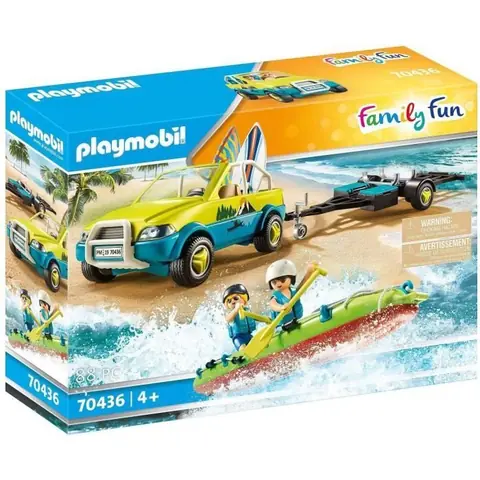 PLAYMOBIL - 70436 - Voiture avec canoë