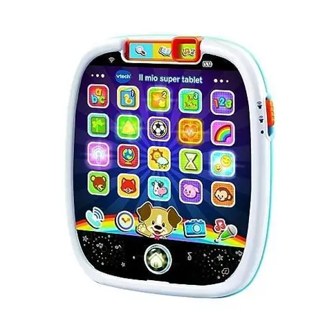 Tablette pour enfants - VTECH - IL MIO SUPER TABLET - 25 icônes interactives - 7 pouces - Mixte