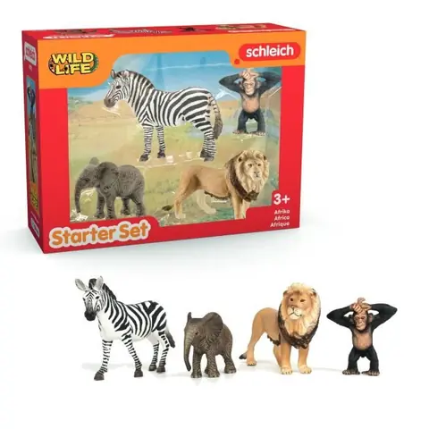 Mes Premiers Animaux dAfrique Figurines danimaux SCHLEICH 42721 Wild Life dès 5 ans