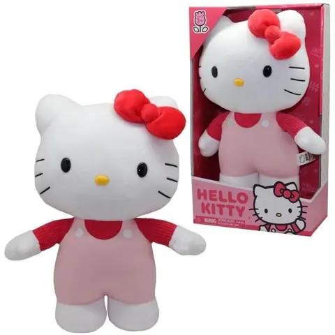 Peluche - GPTOYS - HELLO KITTY - HKT132 - Modèle T-shirt rose - 30 cm - Dès 3 ans