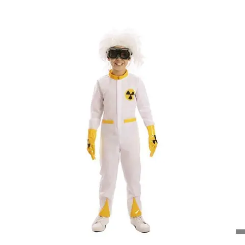 Déguisement - Costume de savant fou - Multicolore - 6 mois à 14 ans - Combinaison et gants inclus