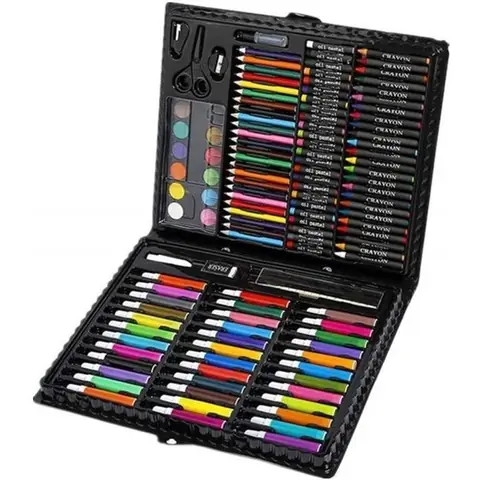 Kit de dessin - Multicolore - 150 pièces - Matériaux écologiques - Pour enfants à partir de 3 ans - Mixte