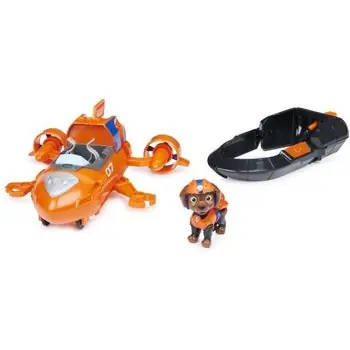 PAT PATROUILLE LE FILM - BATEAU AEROGLISSEUR PAT PATROUILLE - 6061910 - Véhicule Secours Avec fonction Transformation et Figurine