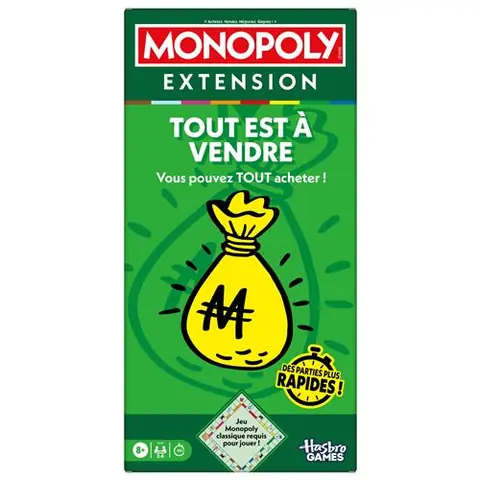 Jeu classique Monopoly Tout à vendre