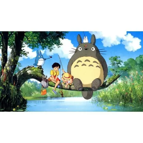 Poster - FABULOUS BIJOUX - Mon Voisin Totoro - 31cm x 55cm - Décoration murale - Impression Haute Définition