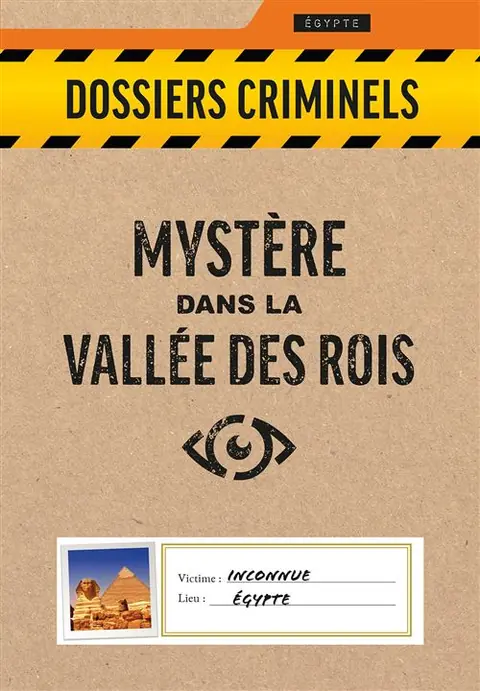 Jeu d'enquête Asmodee Dossiers Criminels Mystère dans la Vallée des Rois