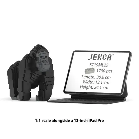 Blocs de construction - JEKCA - Gorille - 1790 pièces - 14 ans et plus - Plastique durable