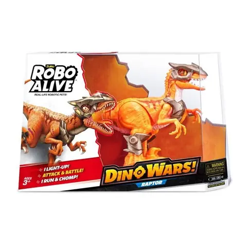 ZURU Robo Alive Dino Wars Raptor dinosaure robotisé lumineux