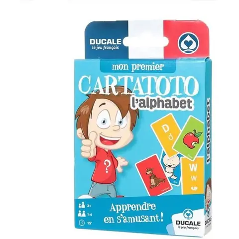 Jeu de cartes éducatif - Dubuisson - Cartatoto Alphabet - Pour enfants de 3 ans et plus