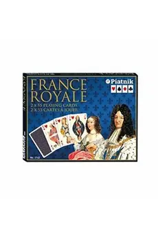 Coffret de 2 jeux de cartes FRANCE ROYALE Multicolore