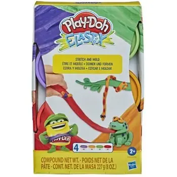Play-Doh – 4 pots de Pate A Modeler Elastix - 56g chacun modèle aléatoire