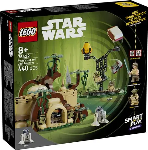 LEGO® Star Wars™ 75422 SMART Play™ : la hutte de Yoda et l’entraînement Jedi