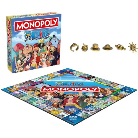 MONOPOLY - One Piece nouvelle édition - Jeu de société - WINNING MOVES - 2 à 6 joueurs - Dès 12 ans