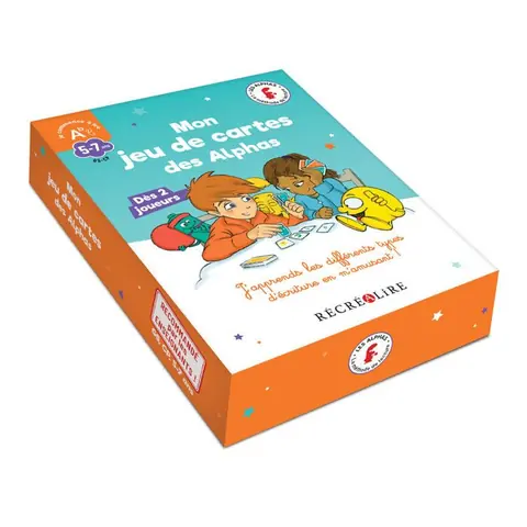 Jeu de cartes pÃ©dagogique - Les Alphas - Apprentissage Ã©criture