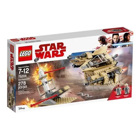 Jeu de construction - LEGO - 75204 - Star Wars - Speeder des sables - 2 figurines incluses