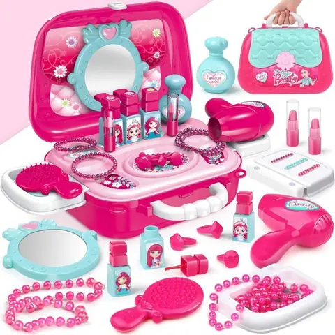 Ensemble de déguisements pour filles - Jouets de jeu de rôle (avec sac à bandoulière) pour filles de 3 ans et plus - 21 pièces