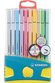 Pochette de 20 feutres Pen 68 ColorParade Pastel