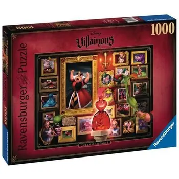 Puzzle 1000 p - La Reine de cœur (Collection Disney Villainous)