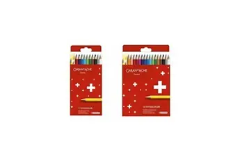 Crayons de couleur Swisscolor,étui carton de 18