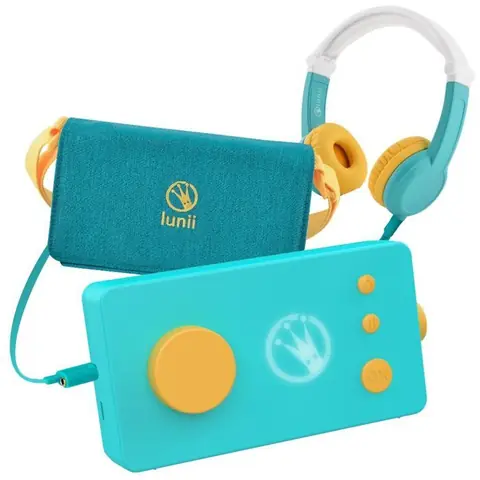 Console éducative - Lunii - Pack nomade Ma Fabrique à Histoires - Casque Octave - 3 à 8 ans - Rechargeable USB
