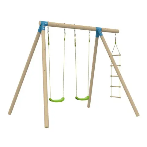 Portique 2 balançoires BALANDIER en Bois H224cm