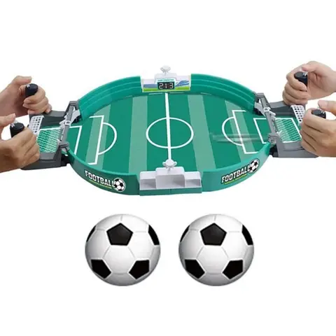 Mini Jeux de Football avec 2 Balles Jeux de Table de Baby-FootJeux interactifs Parent-Enfant Cadeaux danniversaire pour Enfants