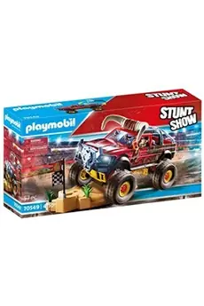 PLAYMOBIL - 70549 - Stuntshow 4x4 de cascade Taureau