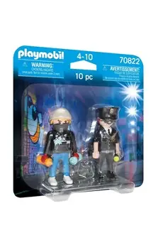 70822 Duo Policier et taggueur