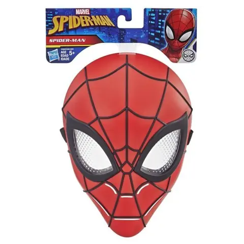 Masque de Spider-Man - MARVEL - Accessoire de déguisement - Rouge - Pour Enfant