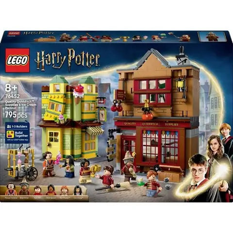 Jeu de construction - LEGO HARRY POTTER - 76452 - Quidditch - Fortesc Eissalon - 6 mini-figurines