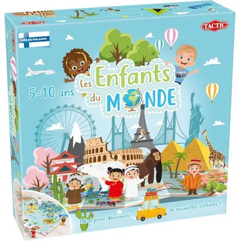 Les Enfants du Monde - Jeu coopératif - TACTIC - 2 joueurs et plus - Dès 5 ans