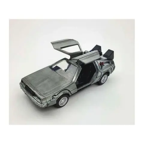 Jada Toys DeLorean Retour vers le Futur I 1/32 - Miniature montée métal gris