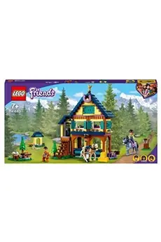 LEGO® 41683 Friends Le centre équestre de la forêt – Jouet Cheval avec Mini-Poupées pour Filles et Garçons