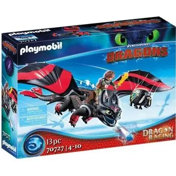 PLAYMOBIL - 70727 - Dragon Racing: Krokmou et Harold